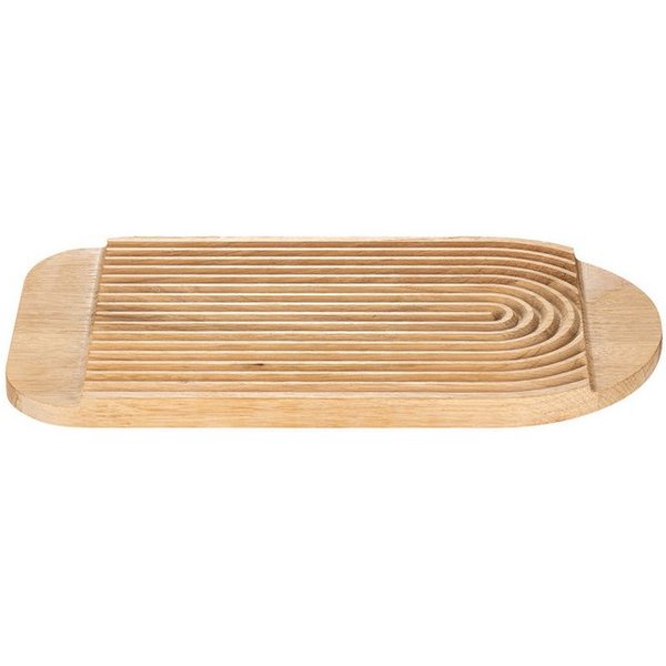 blomus Schneidebrett -ZEN- Servierbrett, Küchenbrett: Modernes Holzdesign, (1-St), Eichenholz, Geometrische Form, Beidseitige Verwendung