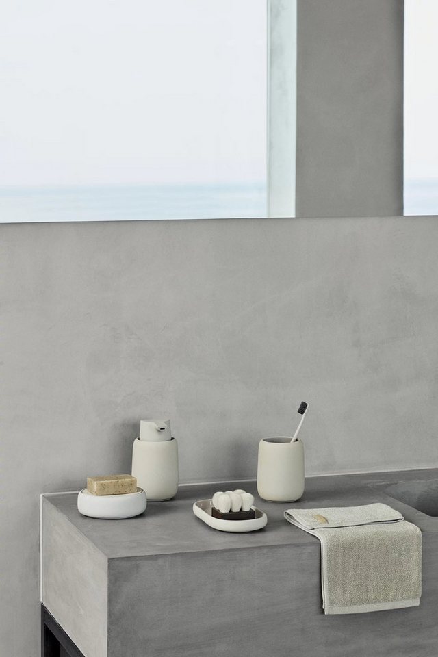 blomus Seifenschale -SONO- Elegante Seifenschale: Minimalistisches Design, Soft-Touch, Breite: 10 cm, aus Keramik, Soft-Touch, Keramik, Pflegeleicht, Stilvolles – Bild 2 von 5