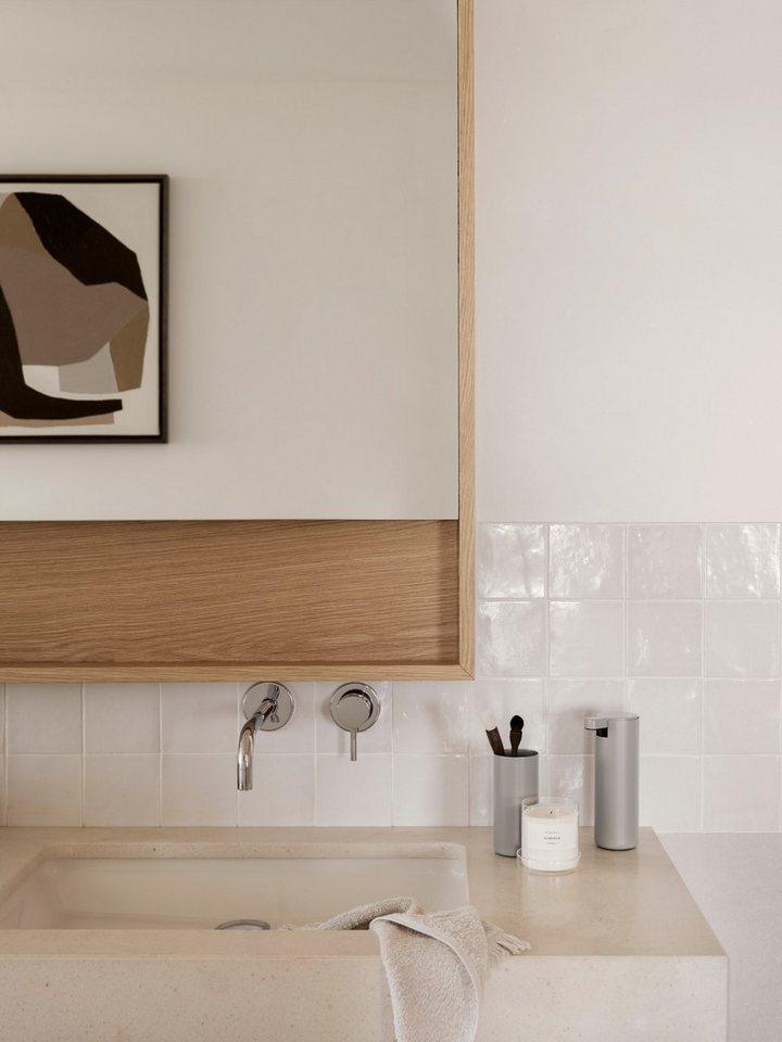 blomus Seifenschale -SONO- Elegante Seifenschale: Minimalistisches Design, Soft-Touch, Breite: 10 cm, aus Keramik, Soft-Touch, Keramik, Pflegeleicht, Stilvolles – Bild 4 von 4