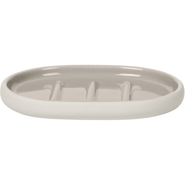 blomus Seifenschale -SONO- Elegante Seifenschale: Minimalistisches Design, Soft-Touch, Breite: 10 cm, aus Keramik, Soft-Touch, Keramik, Pflegeleicht, Stilvolles
