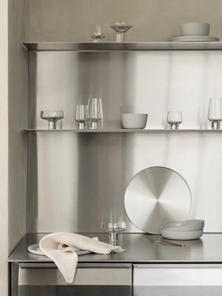 blomus Servierplatte -PEASY- Edelstahl Tablett: Zeitloses Design & vielseitig einsetzbar, Edelstahl, Zeitloses Design, Vielseitig, Dekorativ, Robust, Modern, El – Bild 3 von 5