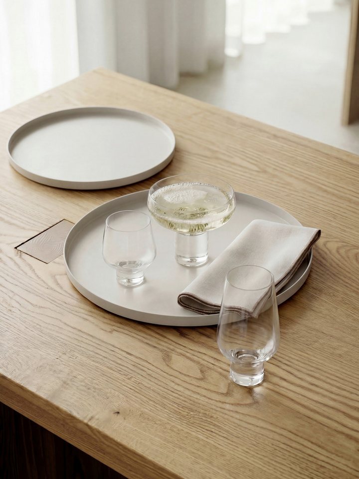 blomus Servierplatte -PEASY- Edelstahl Tablett: Zeitloses Design & vielseitig einsetzbar, Edelstahl, Zeitloses Design, Vielseitig, Dekorativ, Robust, Modern, El – Bild 3 von 3