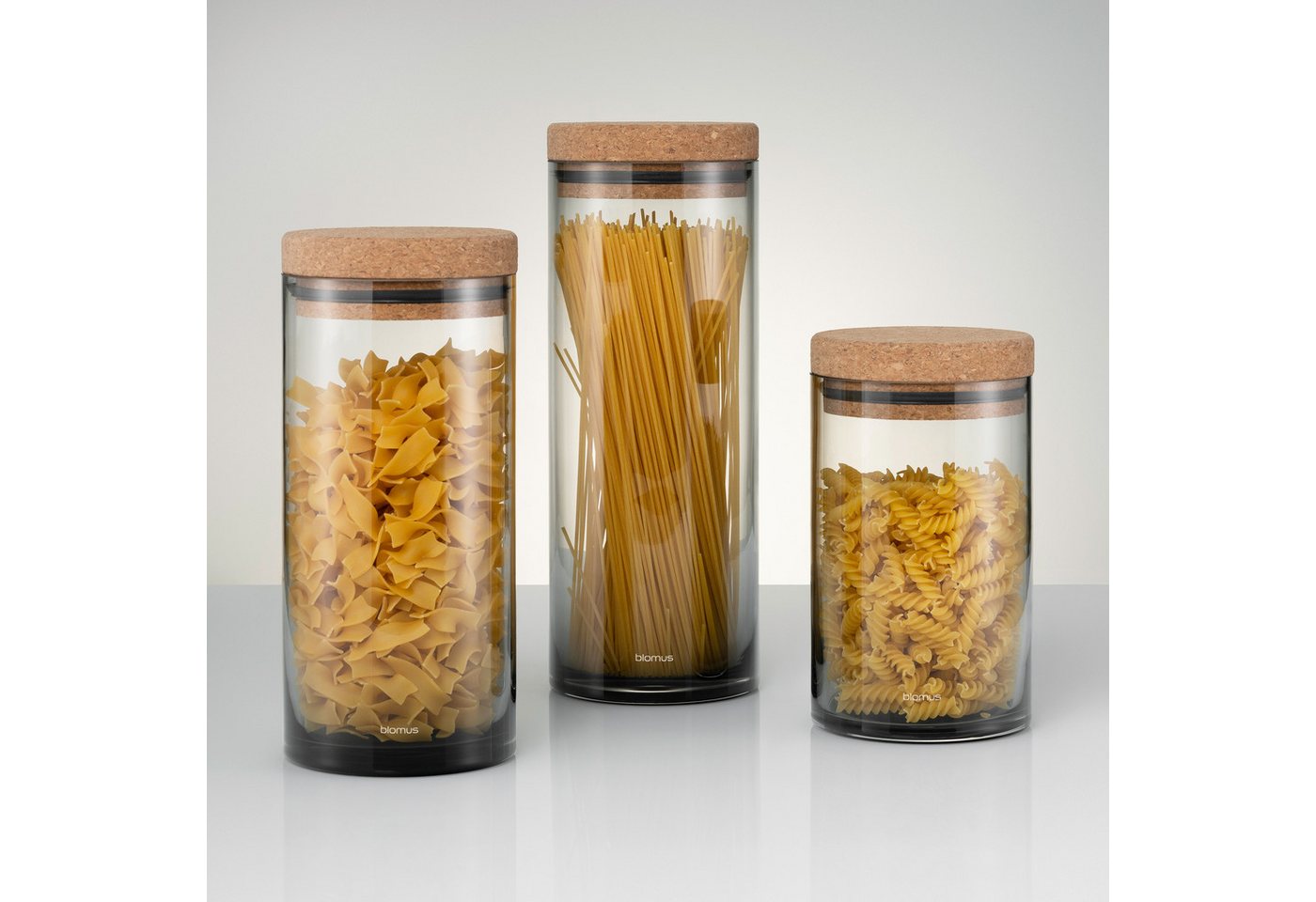 blomus Vorratsglas -KEEPY- Vorratsdose, Aufbewahrungsbehälter: Luftdicht & frisch, Borosilikatglas, Hochwertig, Glas, Korkdeckel, Vielseitig, Robust, Stilvoll,  – Bild 5 von 5