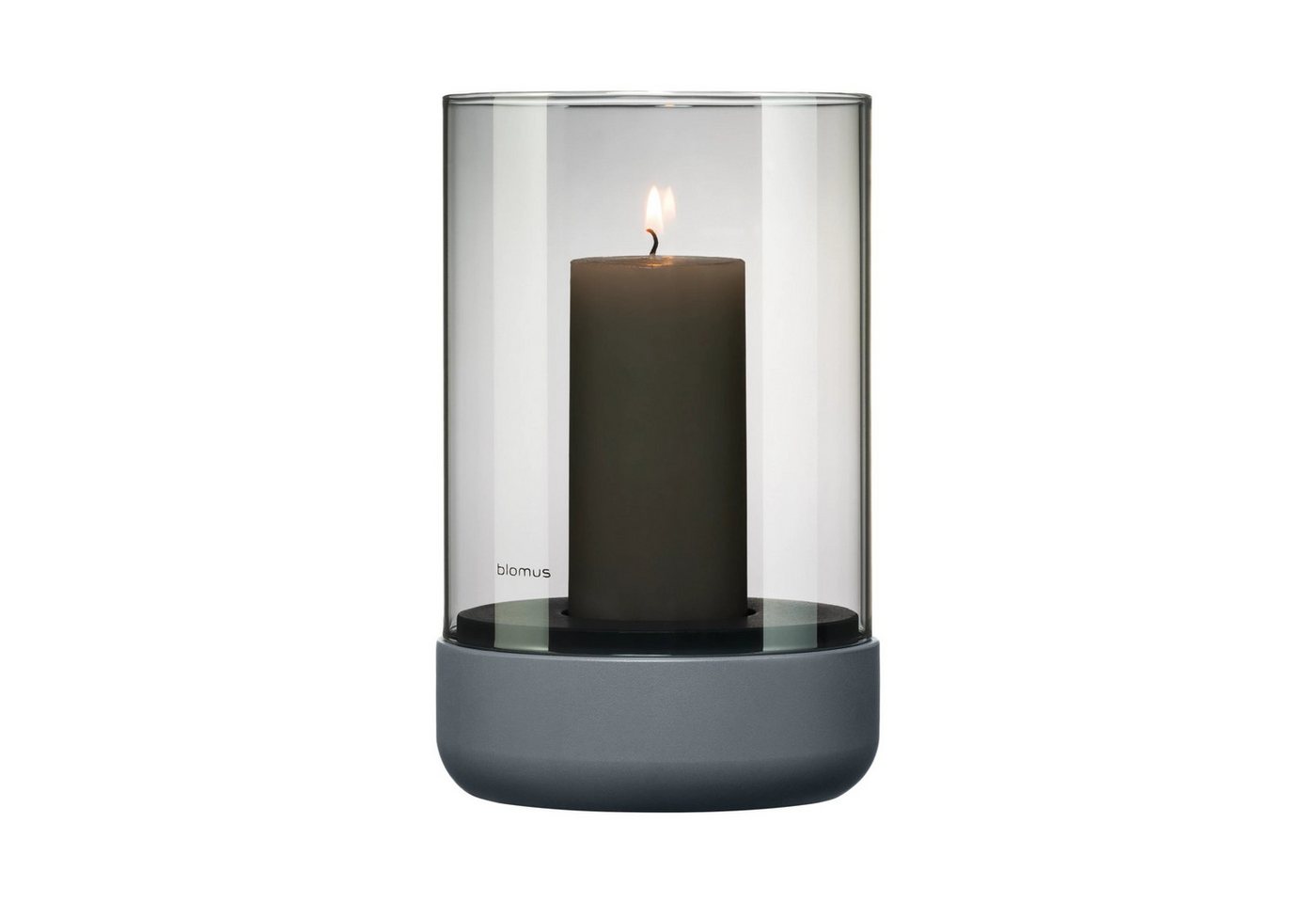 blomus Windlicht -CALMA- Glas Kerzenhalter, Stimmungslicht: modernes Deko-Design (1 St., SIZE M), Exklusive Betonoptik, Handgefertigt, Verschiedene Größen & Far – Bild 2 von 5