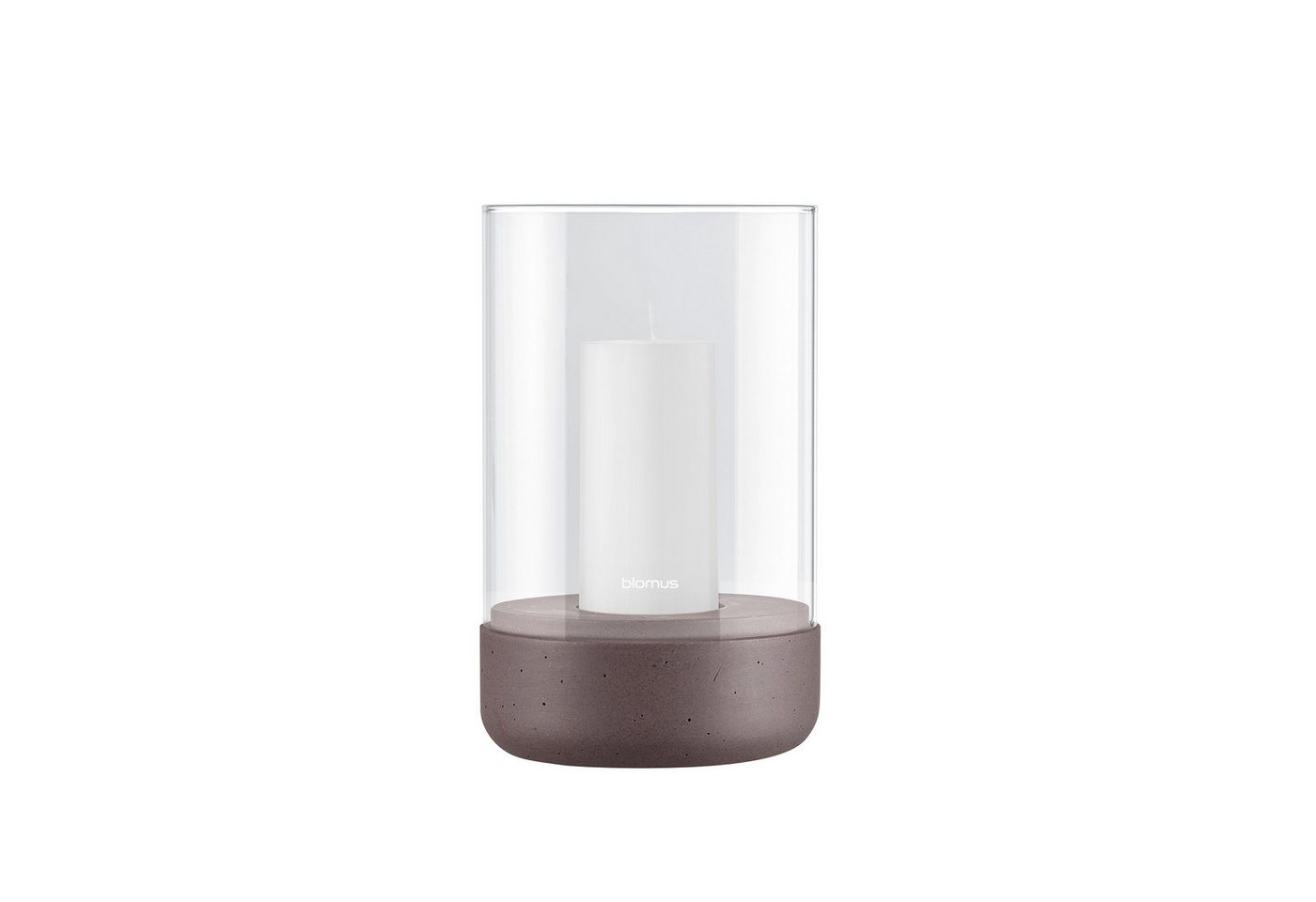 blomus Windlicht -CALMA- Glas Kerzenhalter, Stimmungslicht: modernes Deko-Design (1 St), Exklusive Betonoptik, Handgefertigt, Verschiedene Größen & Farben – Bild 2 von 2