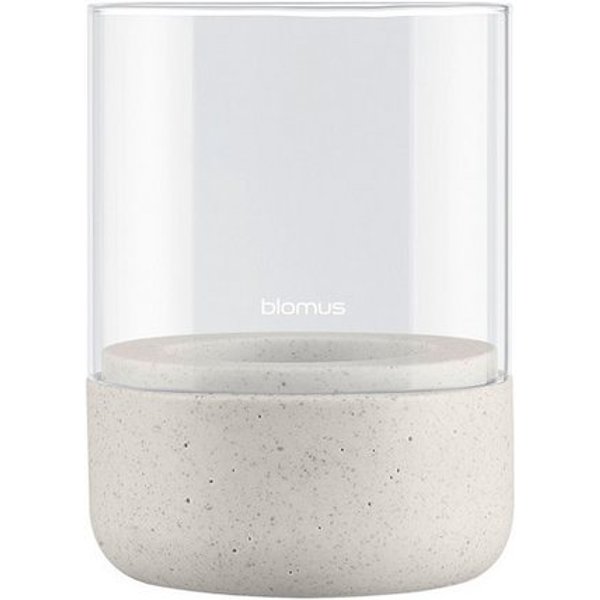 blomus Windlicht -CALMA- Glas Kerzenhalter, Stimmungslicht: modernes Deko-Design (1 St), Exklusive Betonoptik, Handgefertigt, Verschiedene Größen & Farben