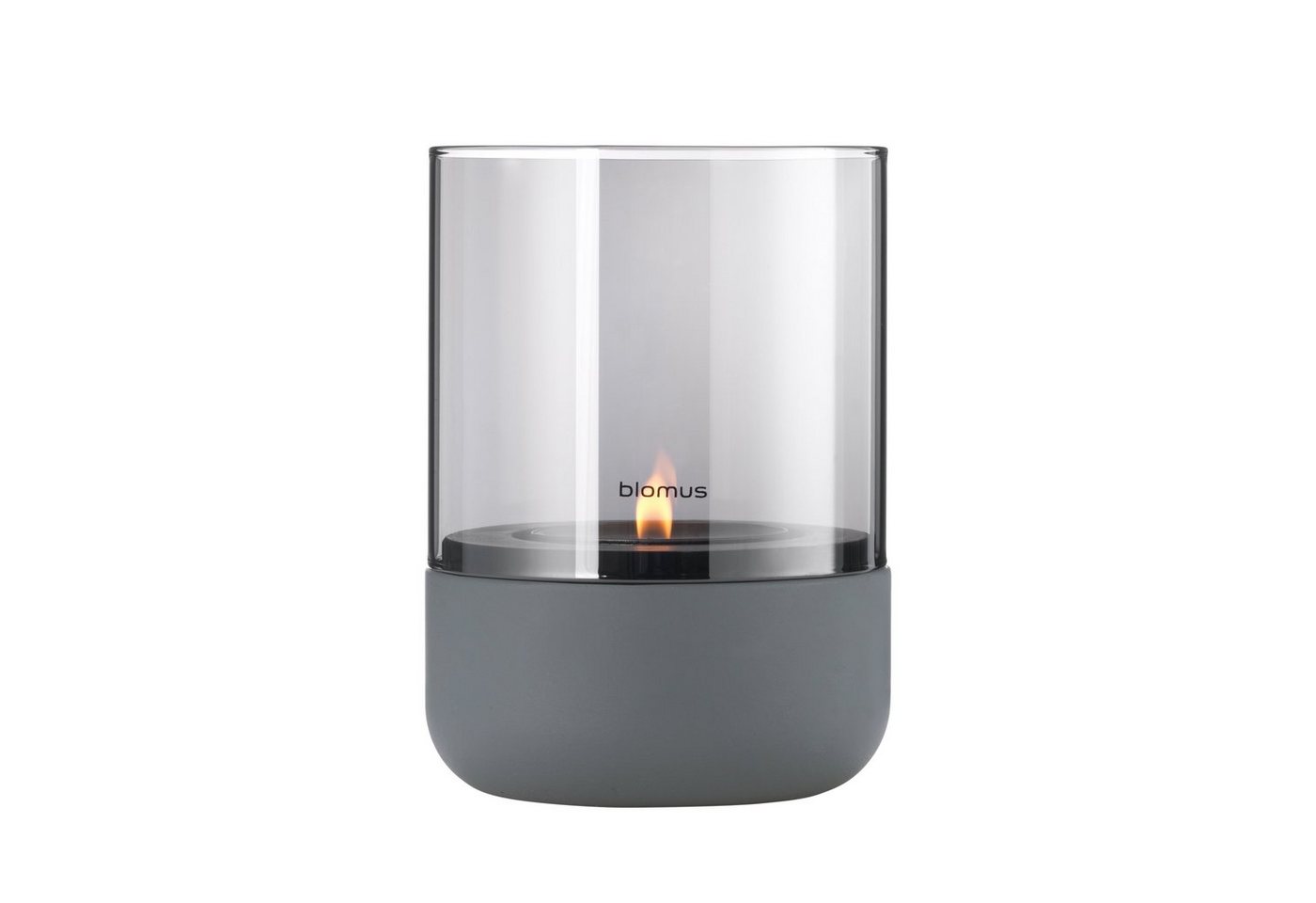 blomus Windlicht -CALMA- Glas Kerzenhalter, Stimmungslicht: modernes Deko-Design (1 St., SIZE S), Exklusive Betonoptik, Handgefertigt, Verschiedene Größen & Far – Bild 2 von 4
