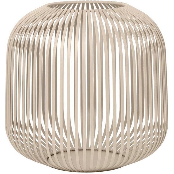 blomus Windlicht -LITO- Laterne, Windlicht, Kerzenhalter: Modernes Design (SIZE M, 1 St), pulverbeschichtete Stahlstreben