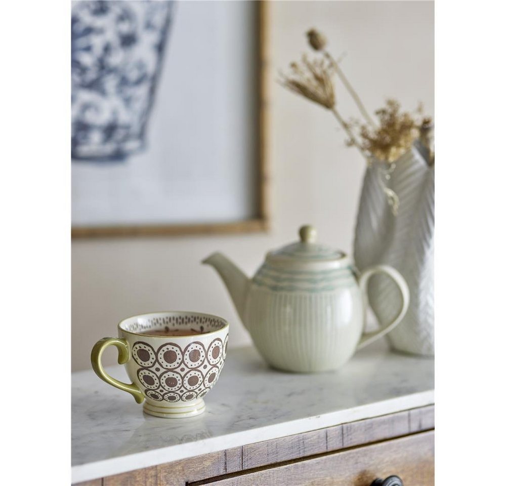 Bloomingville Tasse Maple Becher, Braun Steingut 420 ml Kaffeetasse Teetasse dänisches Design – Bild 3 von 3