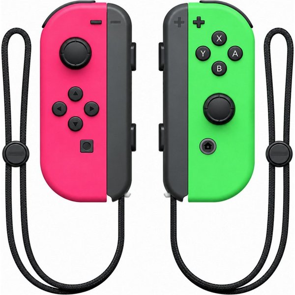 Blossom Switch Controller kabellos 2er Set, Joy-Con kompatibel 6-Achsen-Sensor Controller (Linker und rechter Controller mit Vibration, Handschlaufen Ruhemodus)