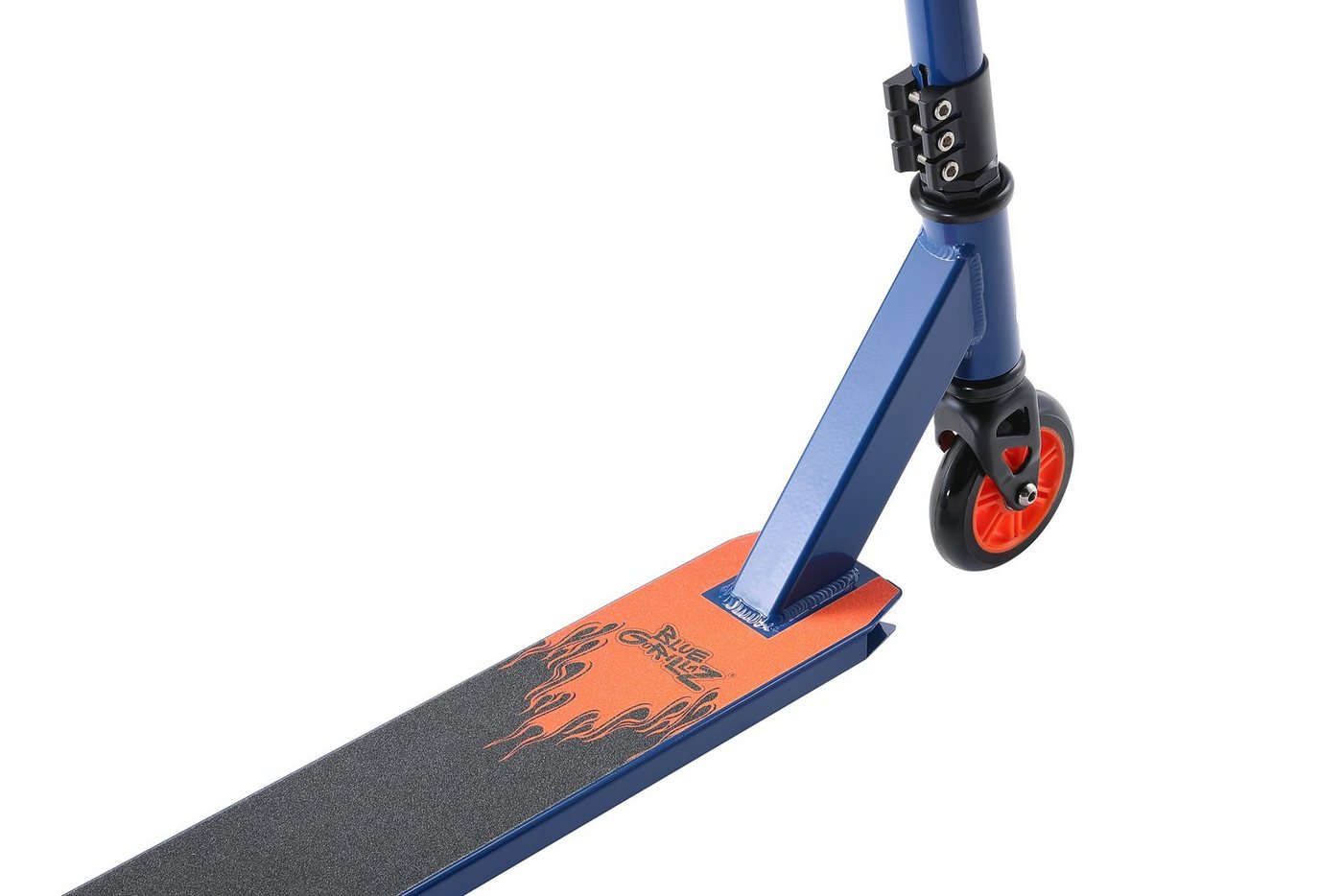 BLUE GORILLAZ Stuntscooter 100 mm, ab 8 Jahre, ab 136 cm, Geschraubt, Jungen, Mädchen, 88A, Aluminium, ABEC-7 – Bild 4 von 4