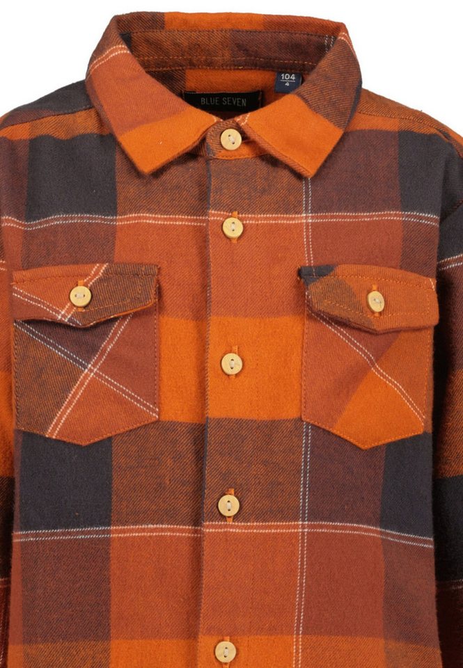 Blue Seven Flanellhemd Baumwolle, Flanell, Karo – Bild 4 von 4