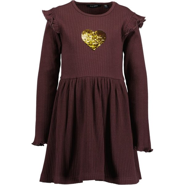 Blue Seven Jerseykleid Baumwollmischung, tolle Wendepailletten