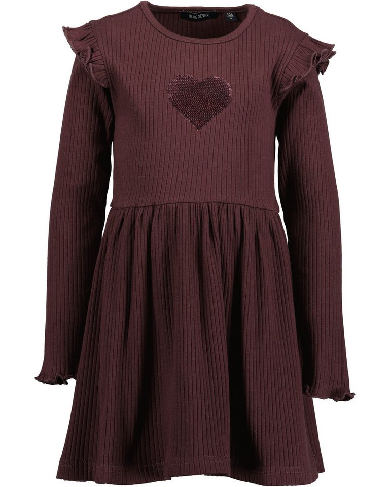 Blue Seven Jerseykleid Baumwollmischung, tolle Wendepailletten – Bild 3 von 3
