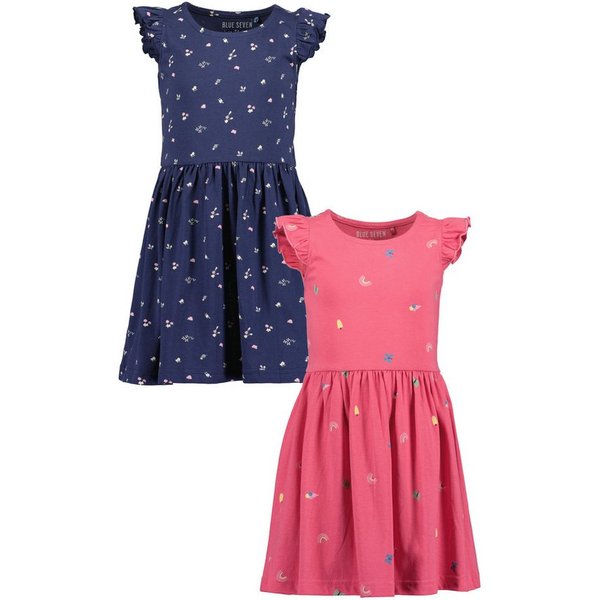 Blue Seven Jerseykleid (Packung, 2-tlg) Baumwolle, fällt normal aus