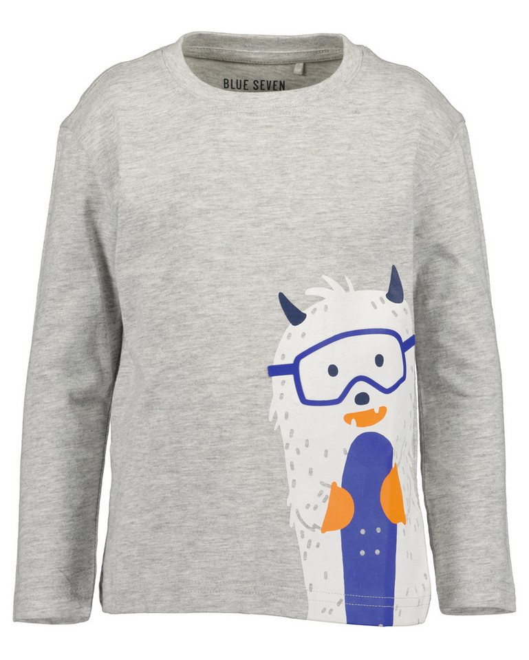 Blue Seven Langarmshirt (Packung, 2-tlg) mit großen Comic-Frontmotiven – Bild 3 von 5