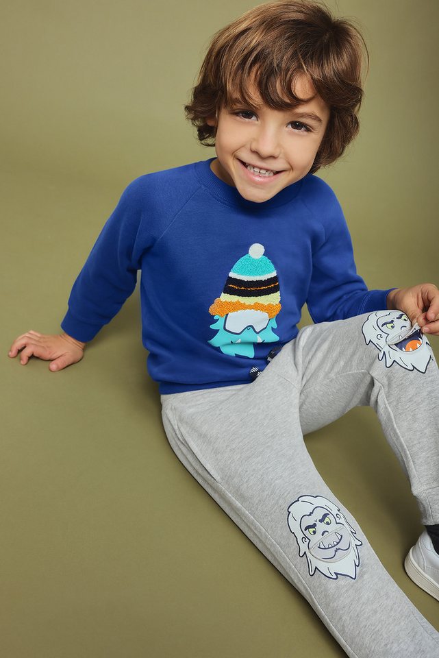 Blue Seven Sweathose mit hochwertigem, coolem Monster-Detail am Knie – Bild 4 von 4