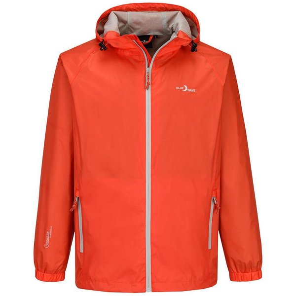 Blue Wave Funktionsjacke Fabian Herren Regenjacke - Wander- & Fahrradjacke inklusive Packsack Wasserdicht, Winddicht, Atmungsaktiv, Verschweißte Nähte, Mesh-Fut