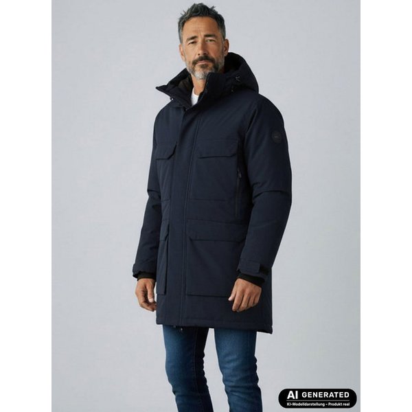 Blue Wave Funktionsjacke Marten Herren Funktionsparka Marten mit Steppfutter - Wasserdichte Jacke