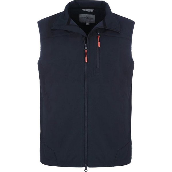 Blue Wave Softshellweste Bernd Herren Outdoor-Weste Bernd - Weste Softshell mit Stehkragen