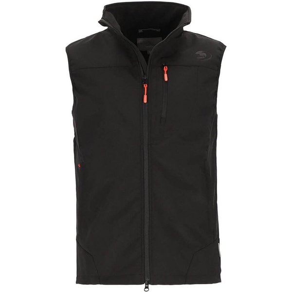 Blue Wave Softshellweste Bernd Herren Outdoor-Weste Bernd - Weste Softshell mit Stehkragen