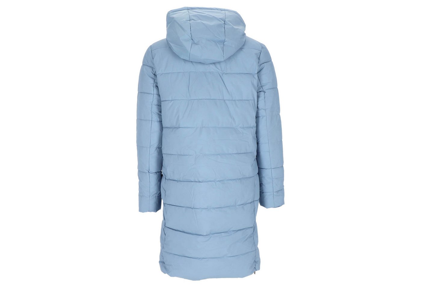 Blue Wave Steppmantel Kaike Damen Steppjacke Kaike lang mit verstellbarer Kapuze und Innenfutter – Bild 2 von 2
