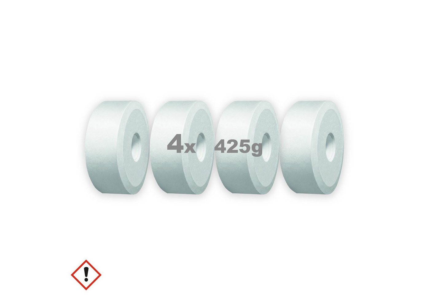 BlueCraft Luftentfeuchter-Nachfüllpack Nachfüller Schlafzimmer Wohnung gegen Schimmel, Entfeuchter Granulat Tabs mit Loch 4x 425g für Raumentfeuchter – Bild 2 von 5