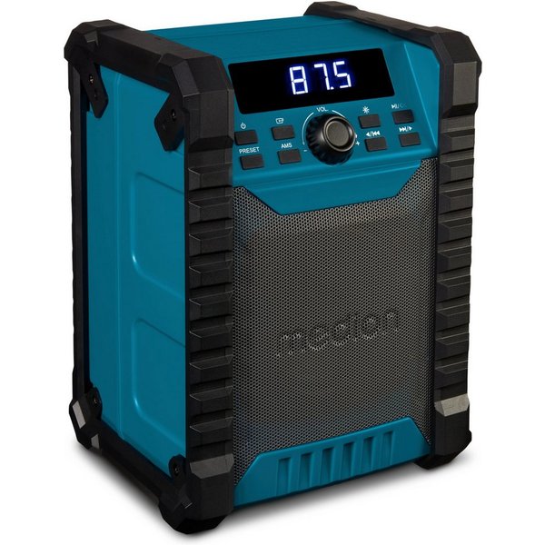 Medion® Bluetooth® Baustellenradio MEDION LIFE E65895 (MD 43895) Baustellenradio (AM/FM, 10 W, integrierter Akku, Bluetooth 5.4, IP54-Schutz)