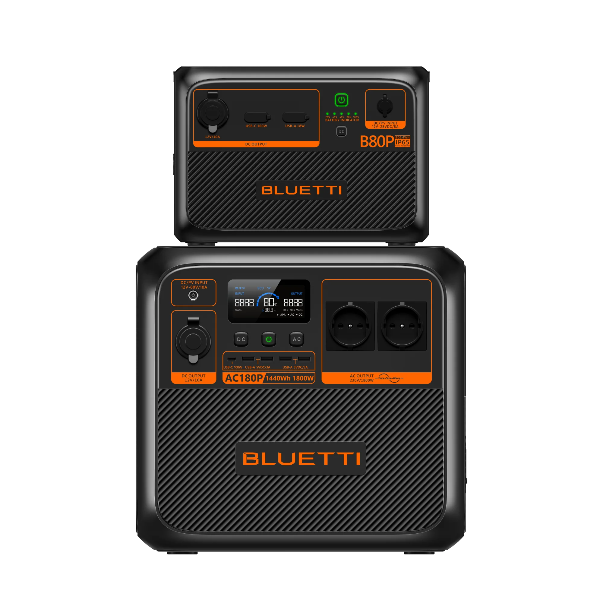 BLUETTI AC180P Tragbare Powerstation | 1800 W 1440 Wh – Bild 4 von 4