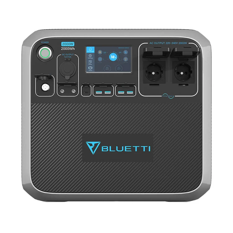 BLUETTTI AC200P Tragbare Solargenerator + 3*PV120 Solarpanele – Bild 4 von 5