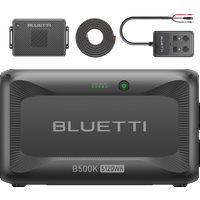 BLUETTI Charger 2 | 1200 W Generator und Solar-Dual-DC-ladegerät, Charger 2 + B500K + DC Hub | 5120 Wh Akku | 1.200 W Auto + Solar-Doppel-Ladegerät | 600 W DC H