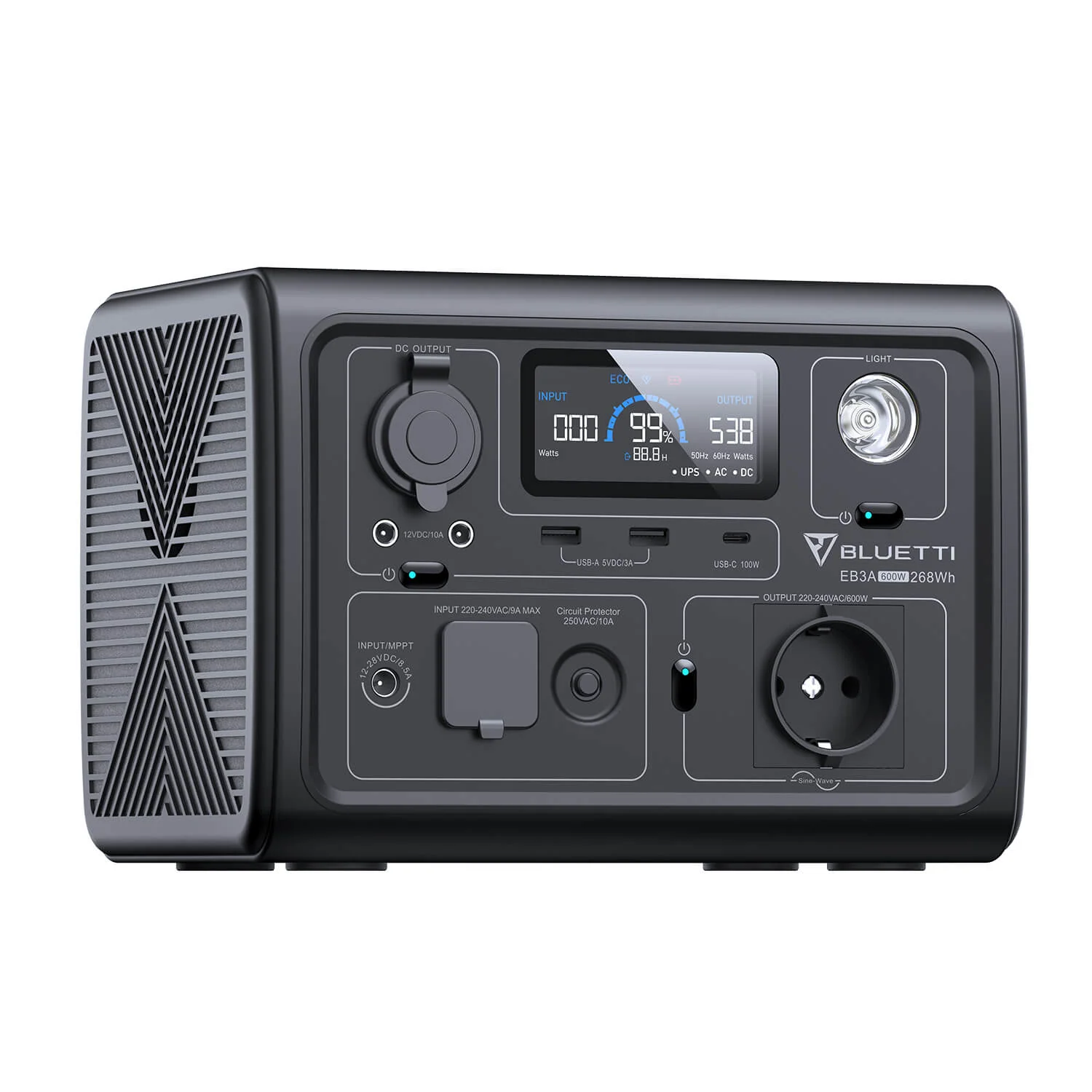 BLUETTI EB3A + SP120L Stromaggregat Solar – Bild 5 von 6