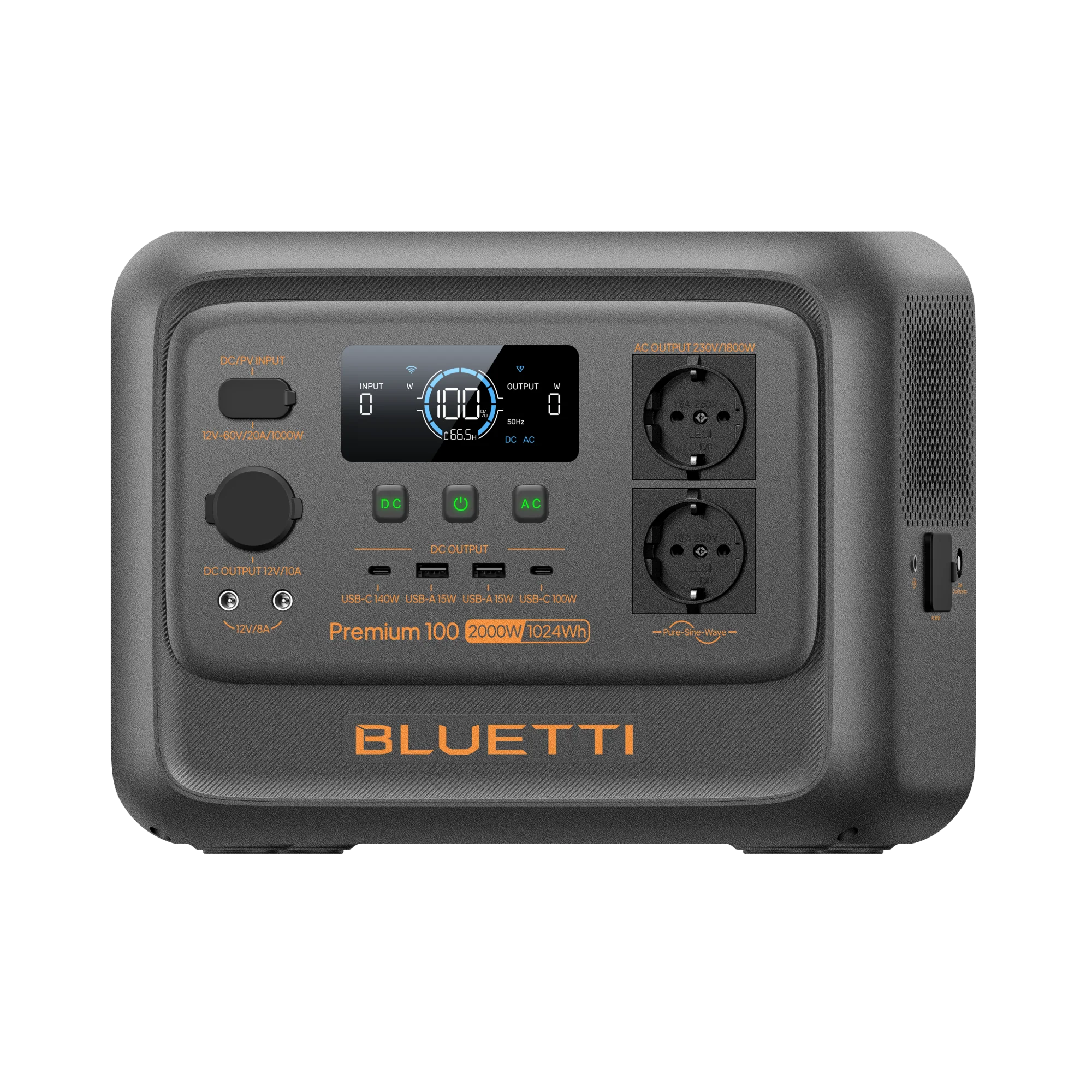 BLUETTI Premium 100 V2 Tragbare Powerstation | 2.000W 1.024Wh – Bild 5 von 6