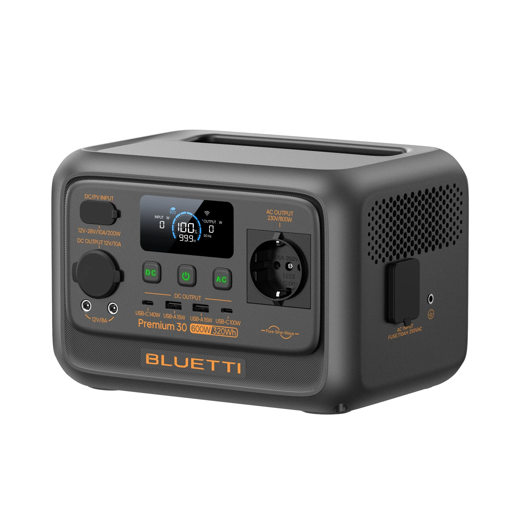 BLUETTI Premium 30 V2 Tragbare Powerstation | 600 W 320 Wh – Bild 2 von 6