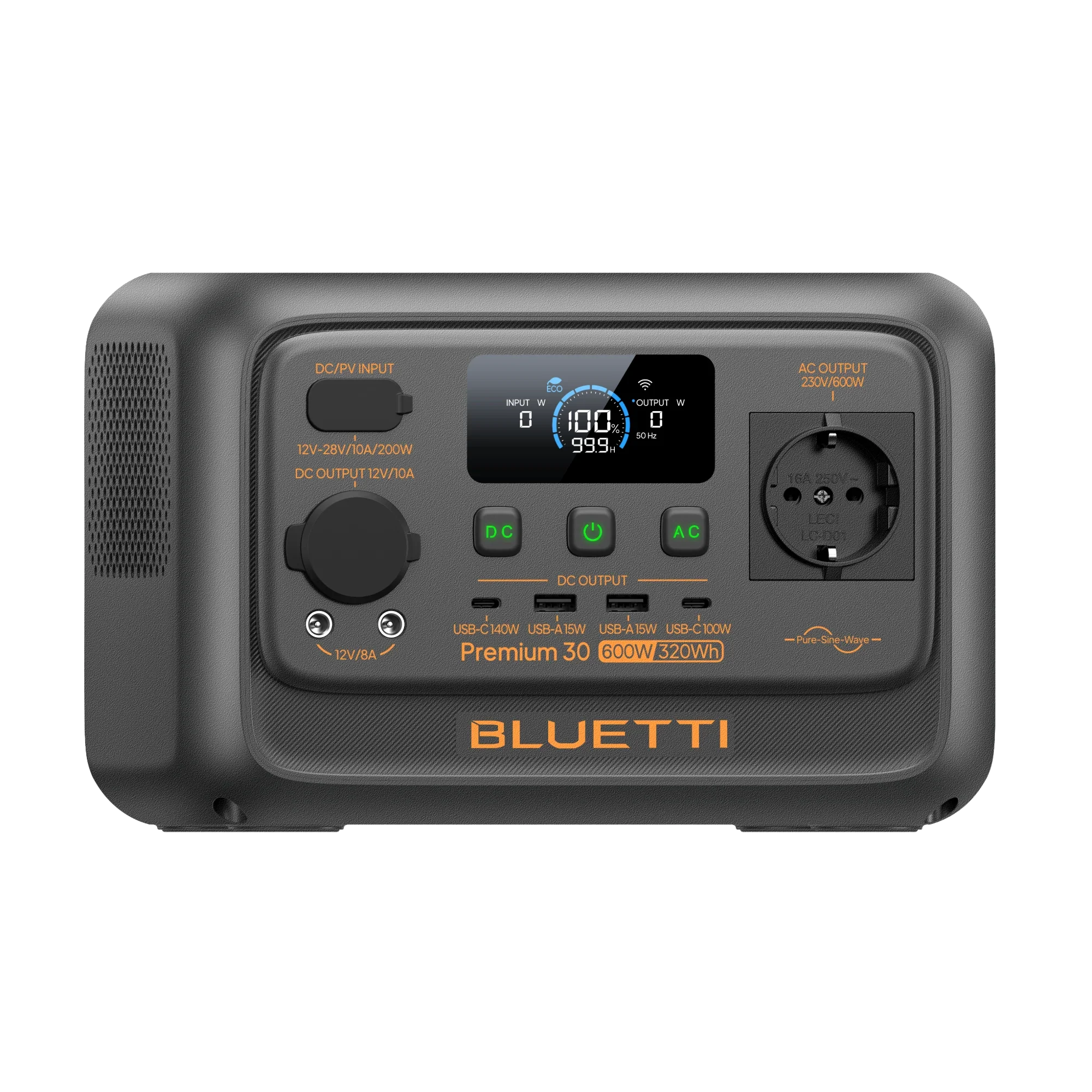 BLUETTI Premium 30 V2 Tragbare Powerstation | 600 W 320 Wh – Bild 6