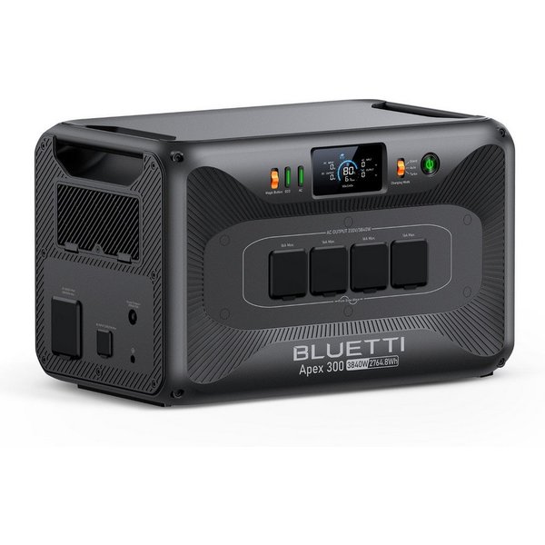 BLUETTI Stromerzeuger Apex 300 Solar Generator 2764.8 Wh/3840W (2025 Neu), 3,8 in kW, (mit 4 3840W AC Ausgängen (7680W Surge), LFP Modulares Stromversorgungssys