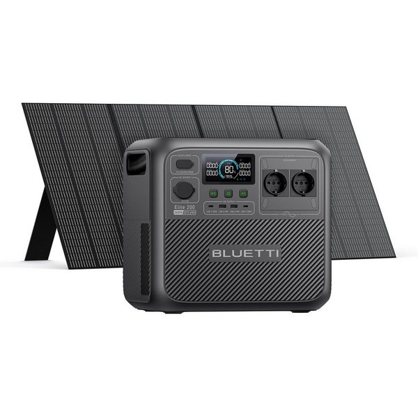 BLUETTI Stromerzeuger Elite 200 V2 2600W/ 2073,6Wh Tragbare PowerStation (2025 Neu), 2,6 in kW, (LiFePO4 Batterie-Backup mit 2 AC Ausgängen (3900W Power Lifting