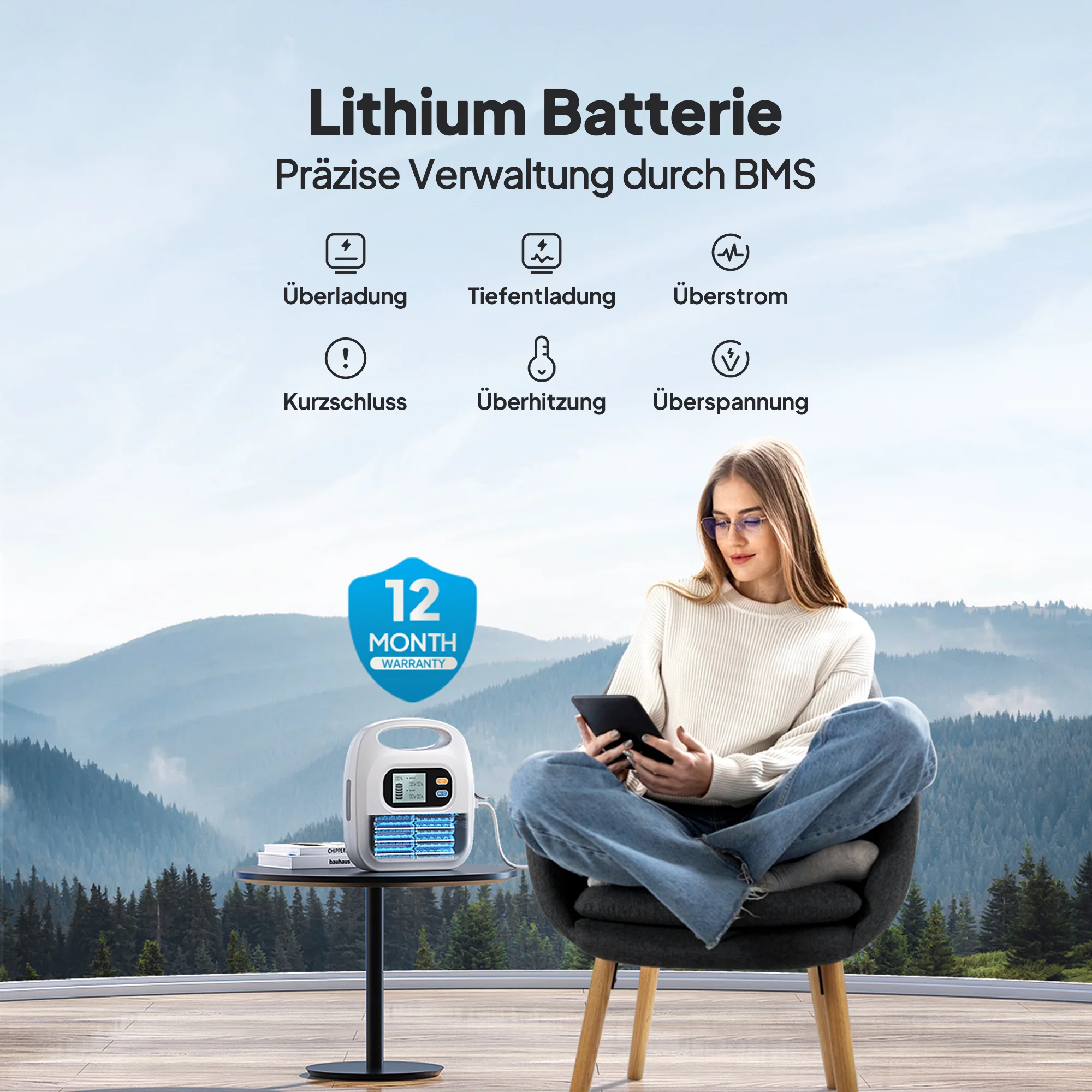 BLUETTI X30: 297Wh tragbare CPAP-Batterie Backup – Bild 5 von 6