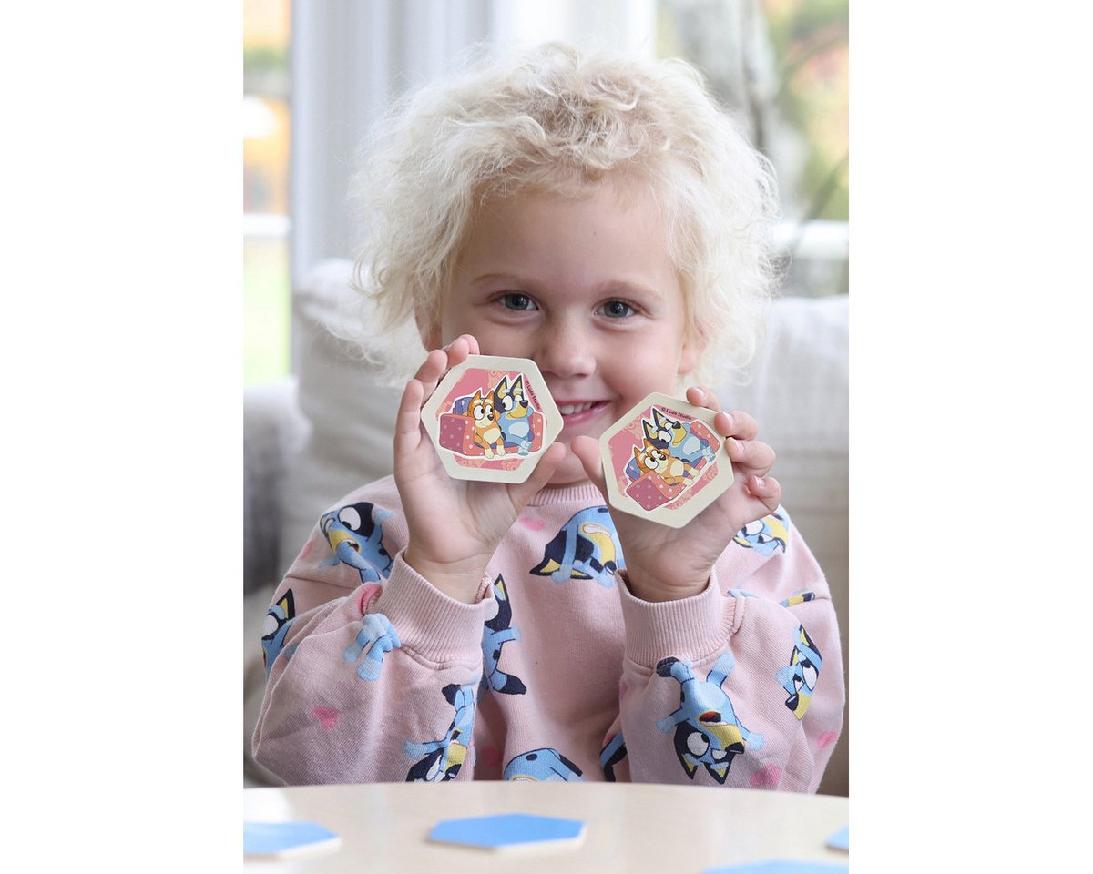 Bluey Lernspielzeug Memory Unisex Kinder, Gesellschaftsspiel, Familienspiel, Lernspiel, Strategiespiel – Bild 4 von 5