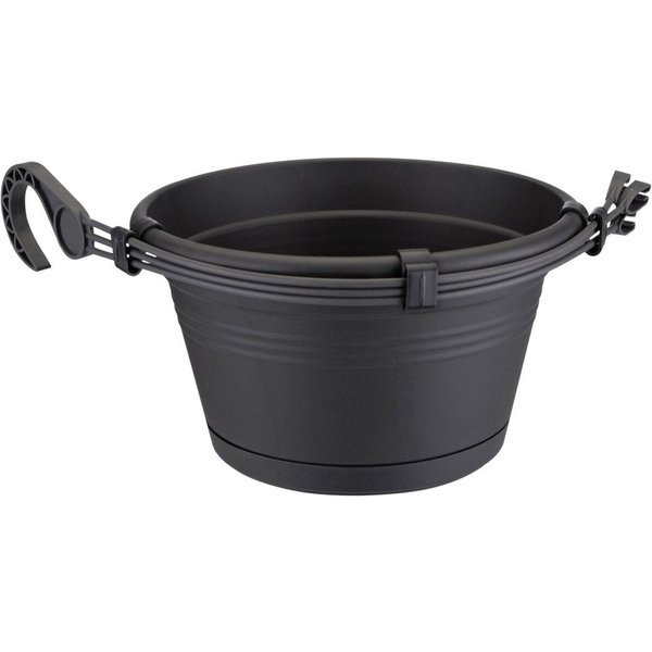 Elho Blumenampel Elho Hängeampel Green Basics schwarz Ø 28 cm