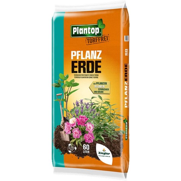 Plantop Blumenerde Plantop Pflanzerde torffrei 60 L