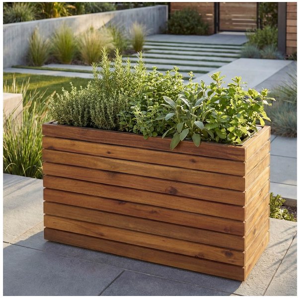 MCW Blumenkasten MCW-L21, Outdoor geeignet, Inklusive Fußbodenschoner
