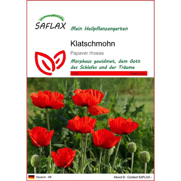 SAFLAX Blumensamen SAFLAX - Samen - Klatschmohn