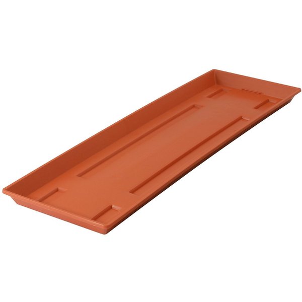Geli Blumentopfuntersetzer Geli Blumenkasten Untersetzer 60cm Terracotta