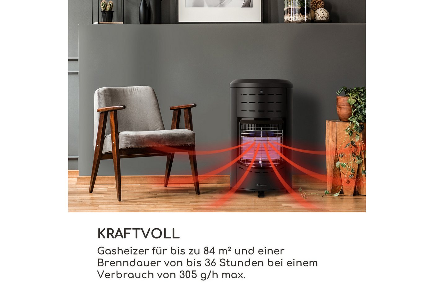 blumfeldt Heizstrahler Andora, 4200 W – Bild 4 von 5