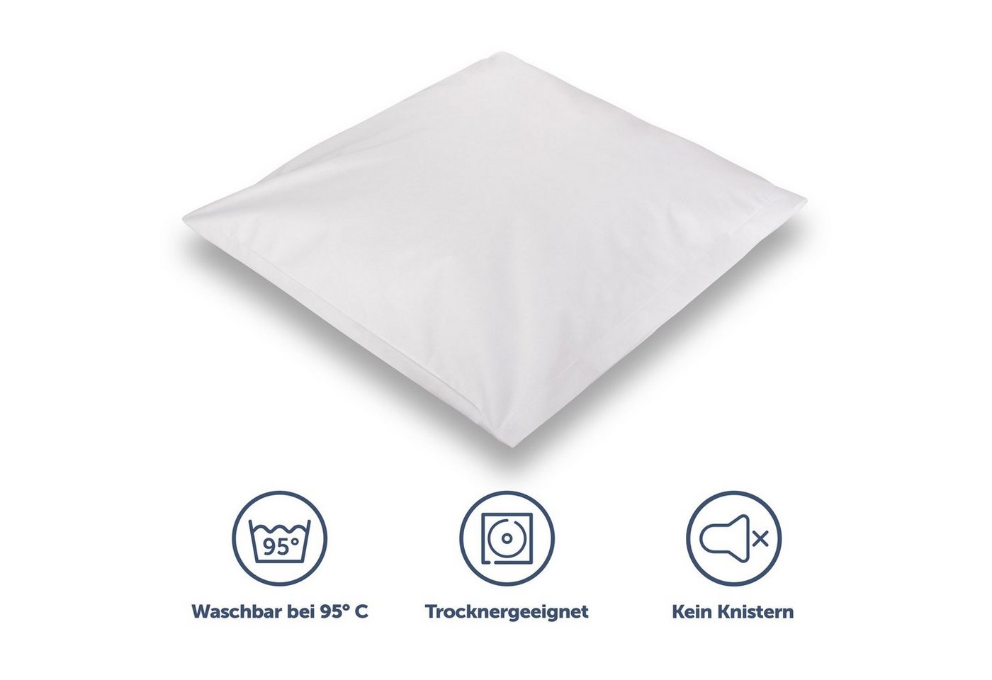 Blumtal Bettbezug Milbenbezug Allergiker Bettbezug oder Kopfkissenbezug- Milben Encasing, (1 St), bestehend aus dem High-Tech Spezialgewebe Evolon – Bild 2 von 5