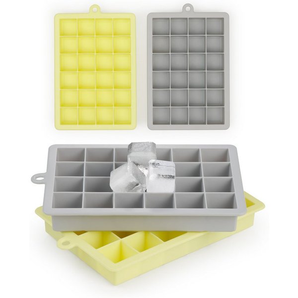Blumtal Eiswürfelform Silikon - Größe M, 2x24er Pack, BPA frei, Leichtes Herauslösen