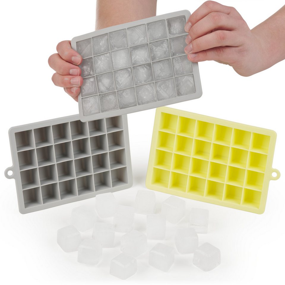Blumtal Eiswürfelform Silikon - Größe M, 2x24er Pack, BPA frei, Leichtes Herauslösen – Bild 3 von 5