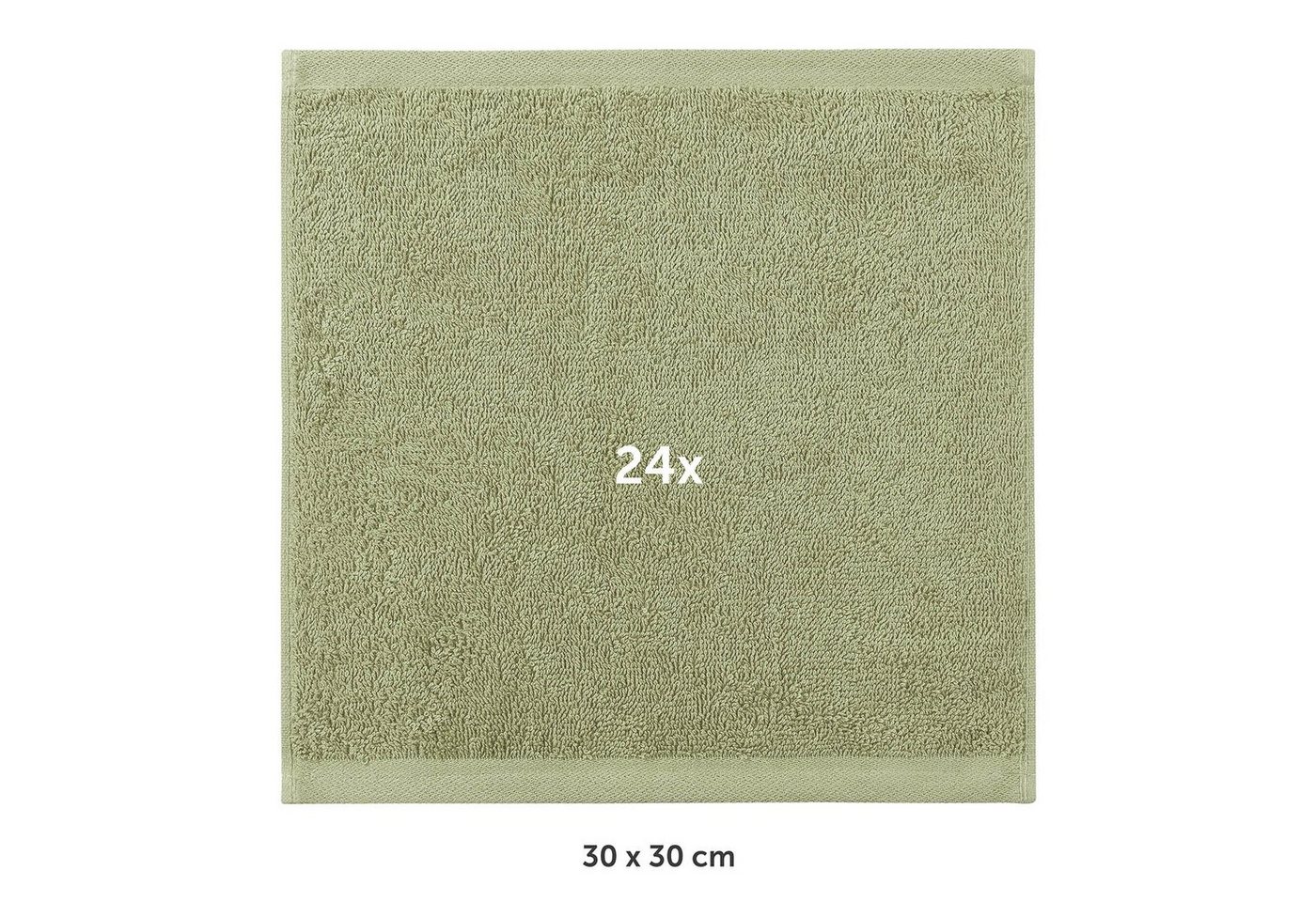 Blumtal Gästehandtücher Premium 30x30cm oder 30x50cm weich und saugstark, Frottee (24-St), 10er (30x50cm), 12er und 24er Set (30x30cm), 100% Baumwolle – Bild 2 von 5