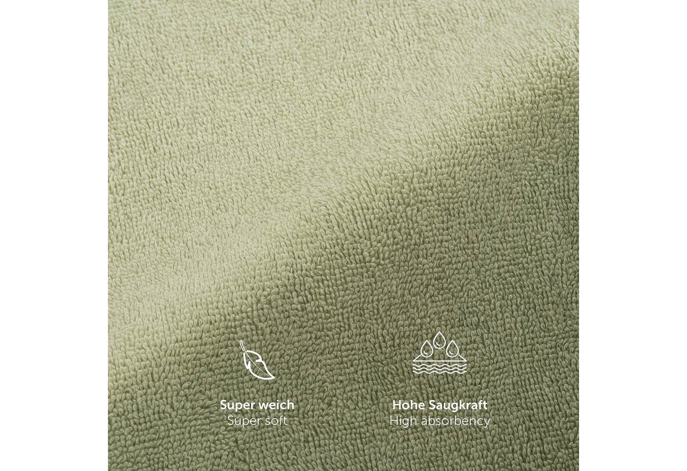 Blumtal Gästehandtücher Premium 30x30cm oder 30x50cm weich und saugstark, Frottee (24-St), 10er (30x50cm), 12er und 24er Set (30x30cm), 100% Baumwolle – Bild 5 von 5